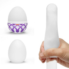 Мастурбатор-яйцо с сетчатым рельефом Tenga Egg Mesh