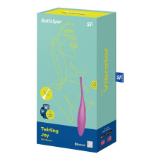 Смарт-вибратор для клитора, фуксия Satisfyer Twirling Joy Fuchsia
