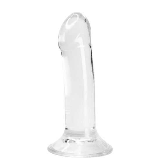Прозорий фалоімітатор, довжина 18 см, діаметр 4,5 см Alive Valiant Jelly Dildo