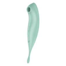 Смарт-вибратор для клитора с вакуумной стимуляцией, мятный Satisfyer Twirling Pro+ Mint