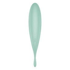 Смарт-вибратор для клитора с вакуумной стимуляцией, мятный Satisfyer Twirling Pro+ Mint