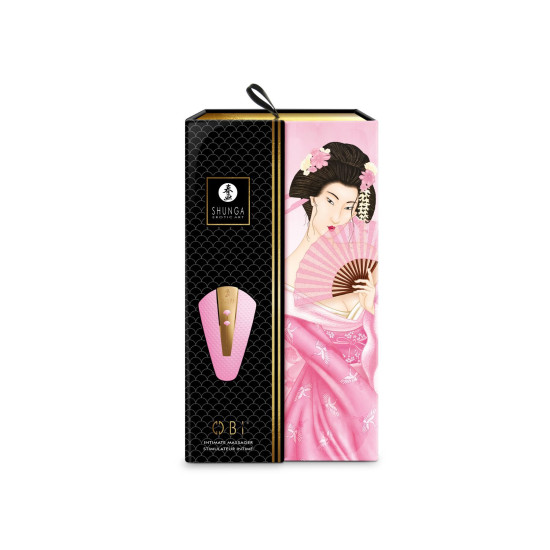 Клиторальный вибратор, светло-розовый Shunga Obi Light Pink