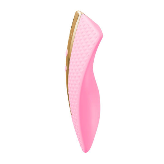 Клиторальный вибратор, светло-розовый Shunga Obi Light Pink