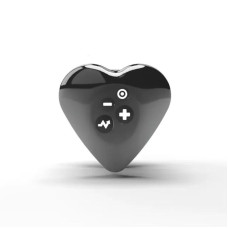 Вибратор для клитора с электростимуляцией, черное Mystim Heart's Desire Black Edition