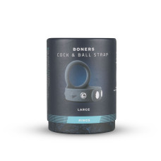 Ерекційне кільце-ремінь для члена і яєчок Boners Cock & Ball Strap, L