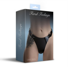 Трусики классические, чёрные Feral Feelings String Bikini Black