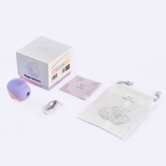 Вакуумний кліторальний стимулятор, фіолетовий Magic Motion Unicorn Purple