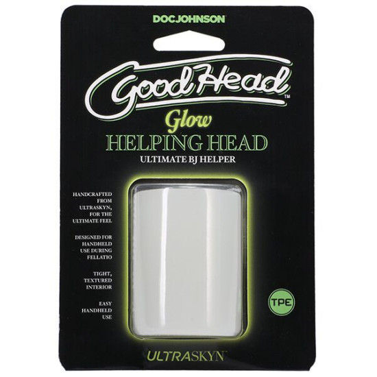 Мастурбатор Doc Johnson GoodHead Glow Helping Head