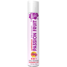 Согревающий лубрикант на водной основе со вкусом маракуйи Wet Warming Passion Fruit 4 in 1, 30 ml