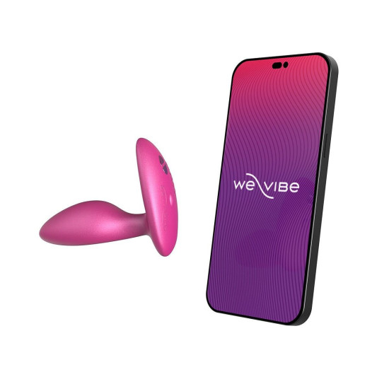 Анальна пробка з вібрацією і пультом ДУ, рожева We-Vibe Ditto+ Cosmic Pink