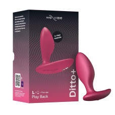 Анальна пробка з вібрацією і пультом ДУ, рожева We-Vibe Ditto+ Cosmic Pink