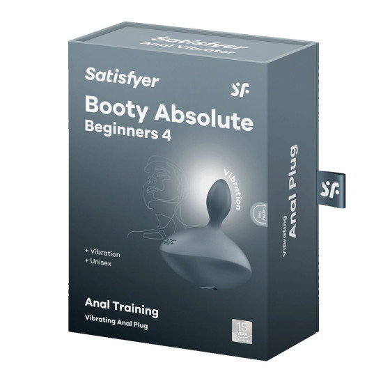 Анальная вибропробка, чёрная Satisfyer Booty Absolute Beginners 4