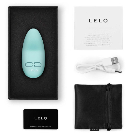 Міні-вібратор для клітора, дуже потужний, 10 режимів, зелений LELO Lily 3 Polar Green