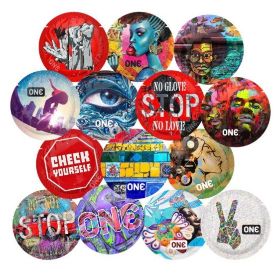 Презерватив ONE Street Art Collection, 1 шт