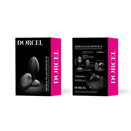 Анальна вібропробка Dorcel Geisha Plug Infinite, M