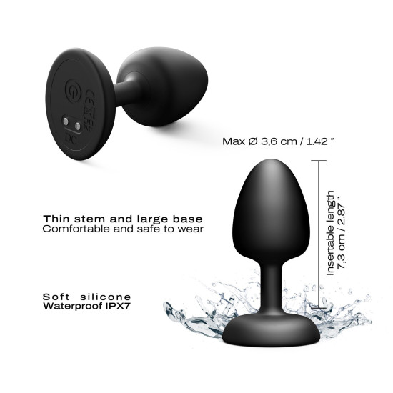 Анальна вібропробка Dorcel Geisha Plug Infinite, M