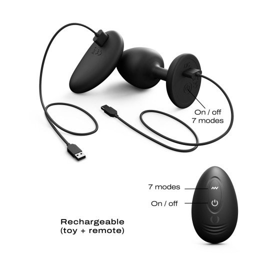 Анальна вібропробка Dorcel Geisha Plug Infinite, M