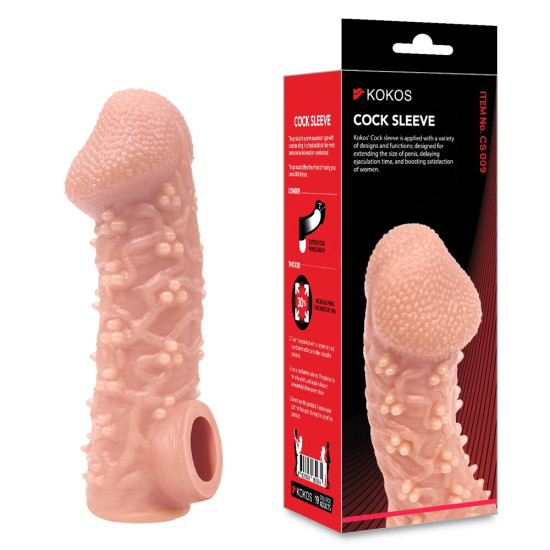 Насадка на член Kokos Cock Sleeve CS 009, L