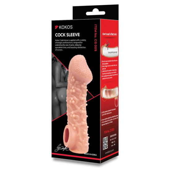Насадка на член Kokos Cock Sleeve CS 009, L