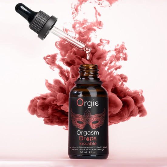 Возбуждающие капли для клитора Orgie Orgasm Drops Kissable, 30 ml