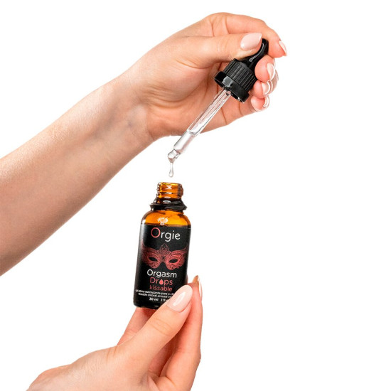 Возбуждающие капли для клитора Orgie Orgasm Drops Kissable, 30 ml