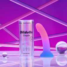 Ультрамягкий дилдо с цветным градиентом Love To Love DILDOLLS - UTOPIA, L
