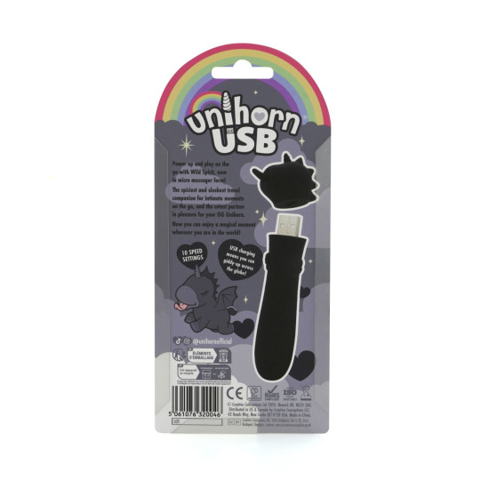 Вибропуля с USB-зарядкой Unihorn USB Bullet Wild Spirit