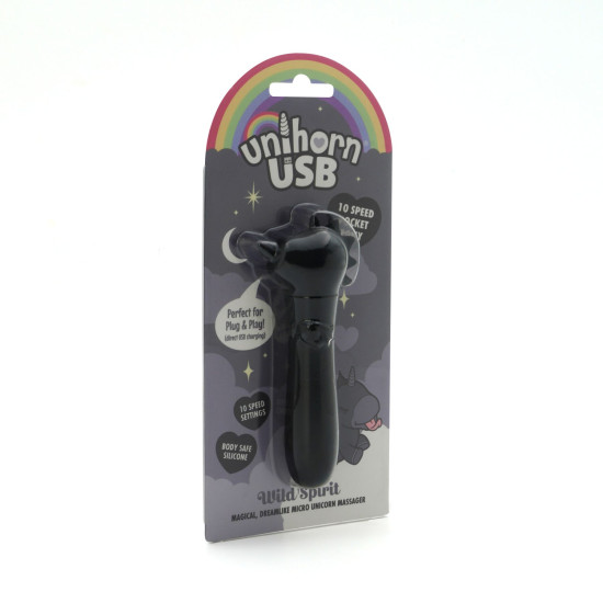 Вибропуля с USB-зарядкой Unihorn USB Bullet Wild Spirit