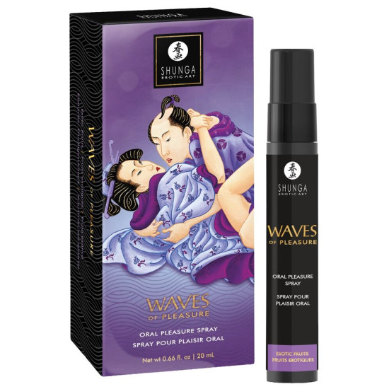 Спрей для посилення слиновиділення зі смаком екзотичних фруктів Shunga Waves Of Pleasure Exotic Fruits