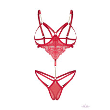 Боді Obsessive Matildea Crotchless Teddy, розмір L/XL