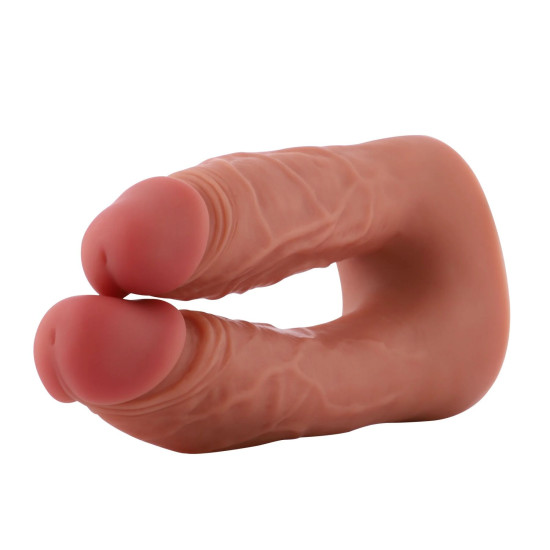 Двойной фаллоимитатор для секс-машин, система KlicLok Hismith Silicone Double Penetrator Dildo