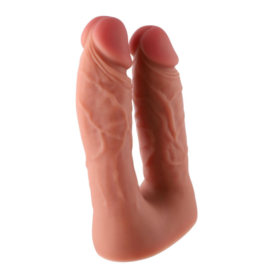 Двойной фаллоимитатор для секс-машин, система KlicLok Hismith Silicone Double Penetrator Dildo