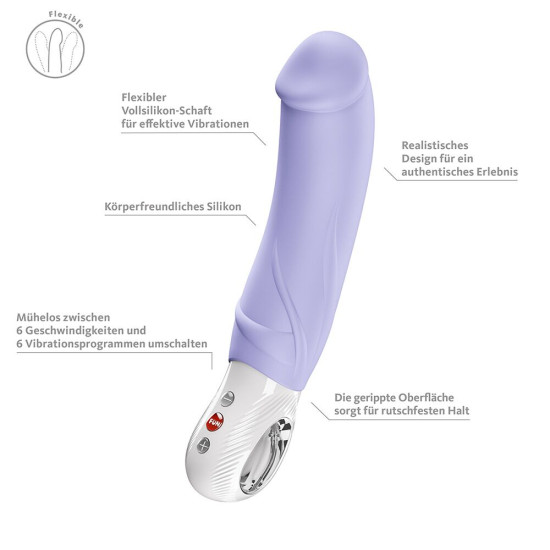 Потужний вібратор для точки G, фіолетовий Fun Factory BIG BOSS Purple