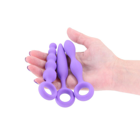 Набір анальних іграшок, фіолетовий NS Novelties INYA - Trio Kit - Purple
