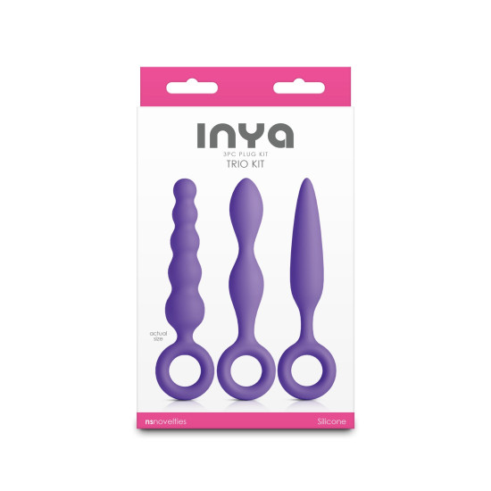 Набір анальних іграшок, фіолетовий NS Novelties INYA - Trio Kit - Purple