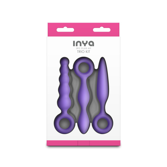 Набір анальних іграшок, фіолетовий NS Novelties INYA - Trio Kit - Purple