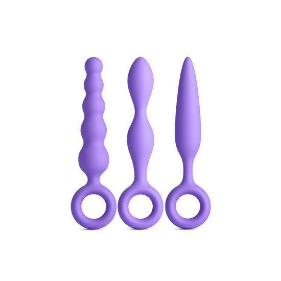 Набір анальних іграшок, фіолетовий NS Novelties INYA - Trio Kit - Purple