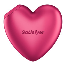 Вакуумний стимулятор-сердечко з вібрацією Satisfyer Cutie Heart Battery Series (пом'ята упаковка)