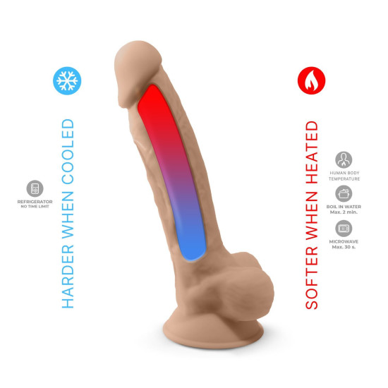 Фалоімітатор, тілесний SilexD Vetus Flesh (MODEL 1 size 8in) (м'ята упаковка!!!)