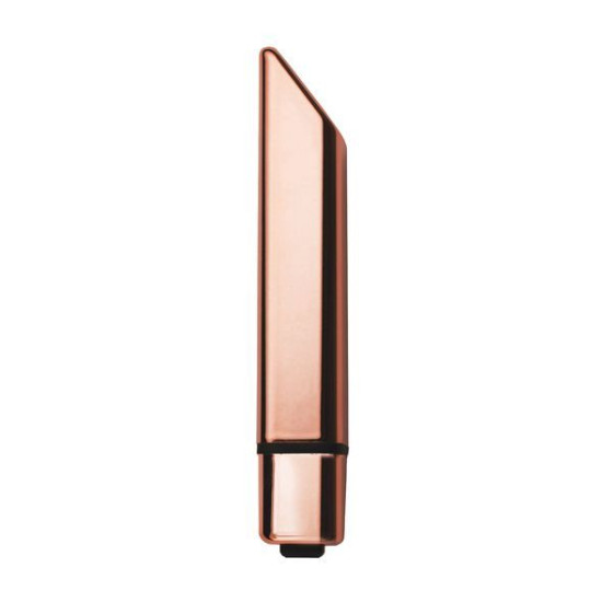 Минивибратор мощный, в цвете розовое золото Rocks Off Bamboo Rose Gold