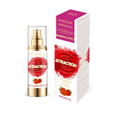 Разогревающее массажное масло с феромонами и ароматом клубники MAI PHEROMON MASSAGE OIL STRAWBERRY, 30 ml