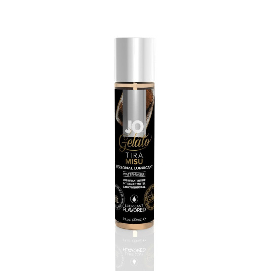 Съедобный лубрикант со вкусом десерта тирамису на водной основе JO GELATO Tiramisu, 30 ml