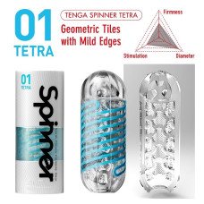 Мастурбатор с нежной стимулирующей спиралью внутри Tenga Spinner Tetra