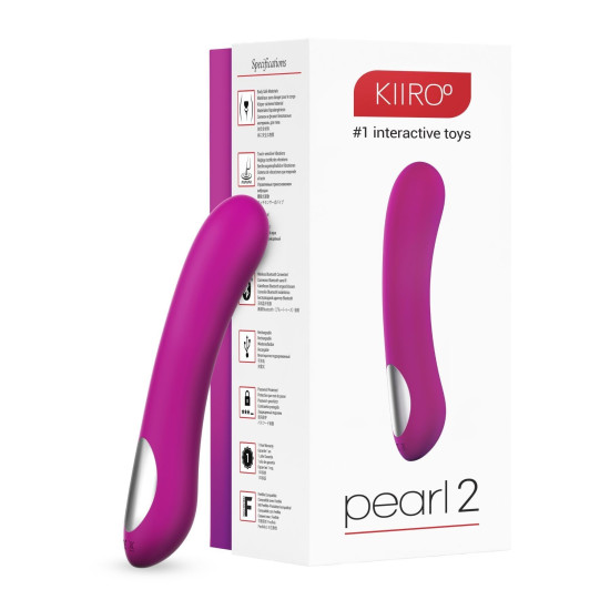 Інтерактивний вібростимулятор точки G фіолетового кольору Kiiroo Pearl 2 Purple