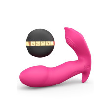 Вибратор с подогревом и пультом ДУ, голосовое управление, можно под одежду Dorcel Secret Clit