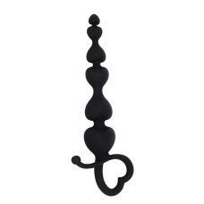 Анальне намисто, довжина 18 см, діаметр 3,1 см, чорне MAI Attraction Toys №79 Black