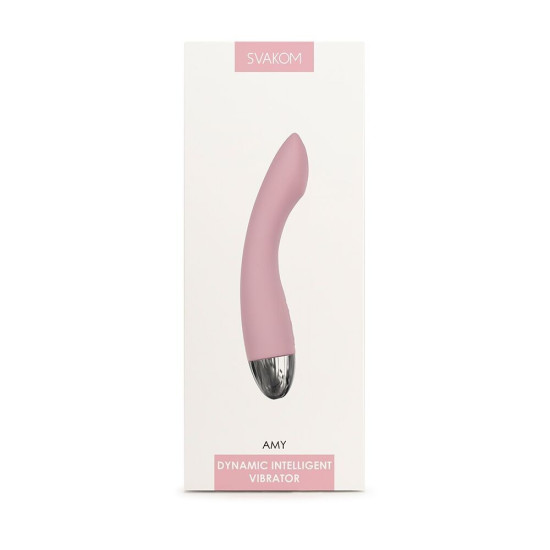 Вибратор для точки G с интеллектуальным режимом, розовый Svakom Amy Pale Pink