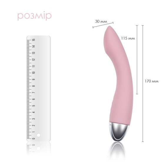 Вибратор для точки G с интеллектуальным режимом, розовый Svakom Amy Pale Pink