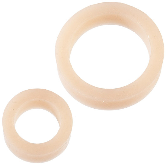 Набір ерекційних кілець, білі Doc Johnson Platinum Premium Silicone The C-Rings White