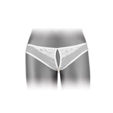 Трусики с жемчугом и открытым доступом, белые Fashion Secret Sophie White